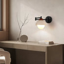 Axyaa Cave Stone Retractable Rocker Wall Lamp in Yellow for Bedroom and Living Room
