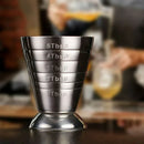 Axya Stainless Steel Bar Jigger 2.5oz 75ml - Bartender Essential & Kitchen Barware