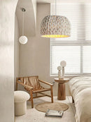Axyaa Nordic Rope Chandelier Wabi Sabi LED Pendant Light Fixture