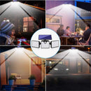 Axya 230 LED Solar Outdoor Wall Light, Motion Sensor Flood Light with High Brightness