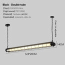 Axyaa Retro Acrylic Tube Pendant Light for Coffee Shop & Office