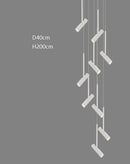 Axyaa Modern LED Pendant Chandelier for Living and Dining Room Decor