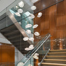 Axyaa Nordic Pebble Chandelier: Modern, Creative Lighting for Restaurants, Bars, and Hotels