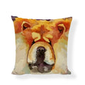 Axyaa Black White Dog Cushion Covers - Home Decor Pillow Cases