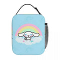 Axyaa Cinnamoroll Insulated Lunch Bag: Portable Thermal Cooler for Travel & Work.