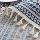 Axya™ Cotton Stripe Dining Tablecloth in Various Sizes for Bohemian Quality Home Decor.