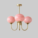 Axyaa Glass Chandelier Pendant Light for Elegant Living & Dining Room Decor