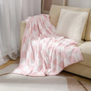 Axyaa Nordic Velvet Checkerboard Throw Blanket 150x200cm