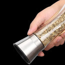 Axyaa Stainless Steel Black Pepper Grinder, Manual Spice Mill
