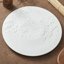 Axyaa Rock Texture Ceramic Dessert Plate Steak Plate Creative Tableware
