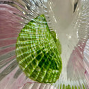 Axyaa Petal Pattern Glass Vase Creative Transparent Flower Pot Desk Decoration Aesthetic Floral Vase