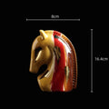 Axyaa Geometry Horse Head Vase & Statues Set - Home Ceramic Decor Handicrafts