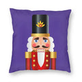 Axyaa Nutcracker Doll Print Sofa Cushion Cover - Home Decoration & Party Bedding