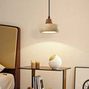 Axyaa Yellow Cave Stone Bedroom Headboard Pendant Lights