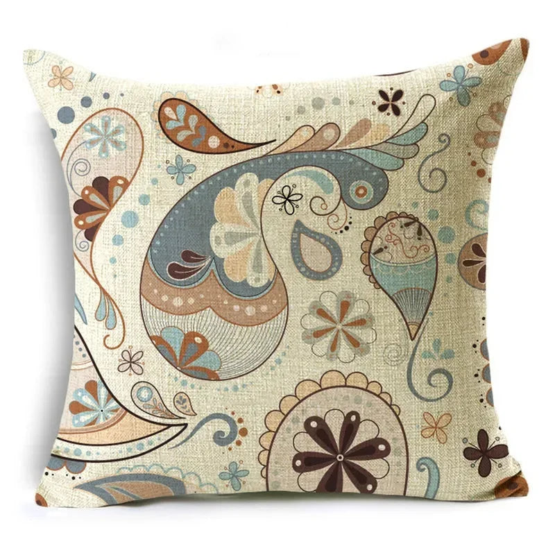 Axyaa Classic Printed Pillowcases 40*40cm/45*45cm/50*50cm Cushion Cover