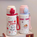 Axyaa Kawaii Christmas Stainless Steel Thermal Water Bottle