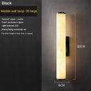 Axyaa Luxury Copper Marble Wall Lamp for Living Room and Bedroom