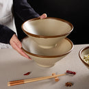 Axyaa Melamine Ramen Bowl - Large Capacity Soup Noodle Bowl