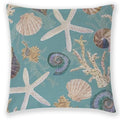 Axyaa Sea Animal Linen Pillow Case 45*45cm Home Decoration