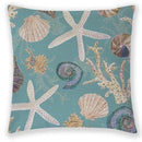 Axyaa Sea Animal Linen Pillow Case 45*45cm Home Decoration
