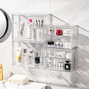 Axyaa Acrylic Stackable Storage Box with Magnetic Lid Transparent Showcase Organizer
