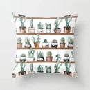 Tropical Cactus Summer Plants Pattern Cushion Cover for Axyaa Home Decor