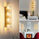 Axyaa Crystal LED Wall Light Staircase - Luxury Indoor Lighting Sconce