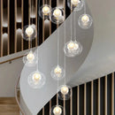 Axyaa Branch Chandelier for Living Room Staircase, Simple Bar Pendant Light for Shop Duplex Floor