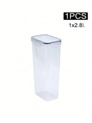 Axyaa 2.8L Airtight Food Storage Jars - Set of 4 with Labels and Pen