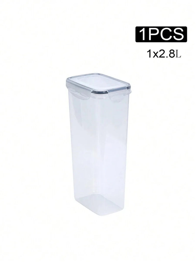 Axyaa 2.8L Airtight Food Storage Jars - Set of 4 with Labels and Pen