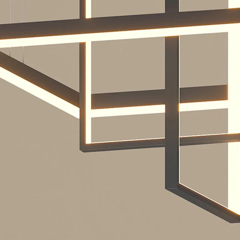 Axyaa Stainless Steel LED Chandelier for Nordic Home Decor