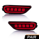 Axyaa LED Rear Bumper Reflector Lights for Chevrolet Captiva 2008-2014