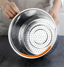 Axya 304 Stainless Steel Multi-Function Steam Basket for Pressure Cooker