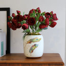 Axyaa Feather Vases & Modern Ceramic Home Ornaments for Living Room Decor
