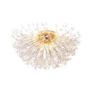 Axyaa Dandelion Crystal Pendant Lamp - Modern & Simple Ceiling Light for Room Decoration