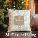 Axyaa Christmas Cartoon Pattern Pillow Covers- Sofa, Bedroom, Car Cushion Cover