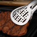 Axyaa Stainless Steel Food Tongs with Long Handle for Kitchen
