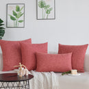 Axyaa Linen Decorative Cushion Covers for Sofa Living Room 45x45cm