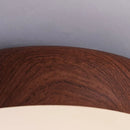 Axyaa Modern Wood Grain Ceiling Light for Bedroom & Living Room