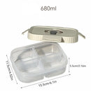 Axyaa 4 Grids Refrigerator Food Storage Box Kitchen Organizer