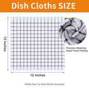 Axyaa Cotton Dishcloth Kitchen Towel Set Super Absorbent Home Cleaning Cloths