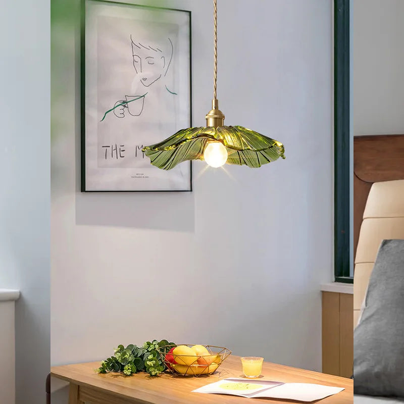 Axyaa Modern Nordic Glass Pendant Chandelier LED Ceiling Light