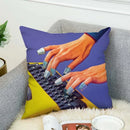 Axyaa Toiletpaper Body Pillow Cover 40x40 Decorative Cushion Case for Bed and Sofa