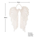 Axyaa Angel Wings Macrame Dream Catcher Wall Hanging - Boho Home Decor