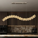 Axyaa Crystal Chandelier, Modern Bedroom Ceiling Light, Luxury Living Room Pendant Lamp