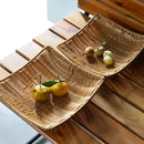 Axyaa Rattan Storage Tray Set | Multipurpose Home Decor Craft Tray	Collection