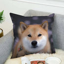 Axyaa Shiba Inu Pillow Cover for Decorative Home and Car Cushions