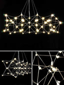 Axyaa Stainless Steel Chandelier for Luxury Dining Experience