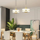 Axyaa Milky Glass Pendant Light Ceiling Lamps for Kitchen Dining Living Room