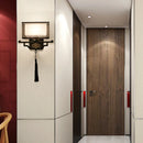 Axyaa Fabric Wall Sconces - Modern LED Wall Light for Living Room and Bedroom